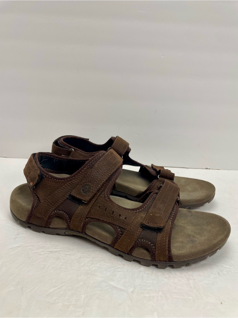 Merrell Mens Dark Earth Moab Strap Sandals Size 13 Drift Outdoor Brown Hook Loop